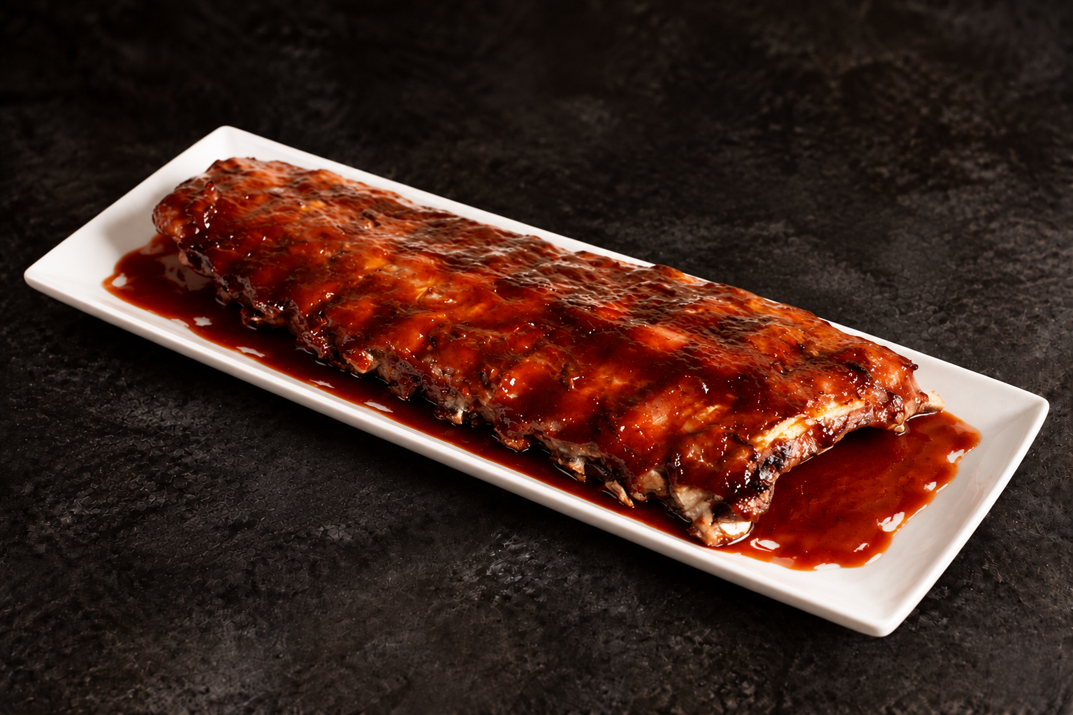 Costillar de cerdo barbacoa