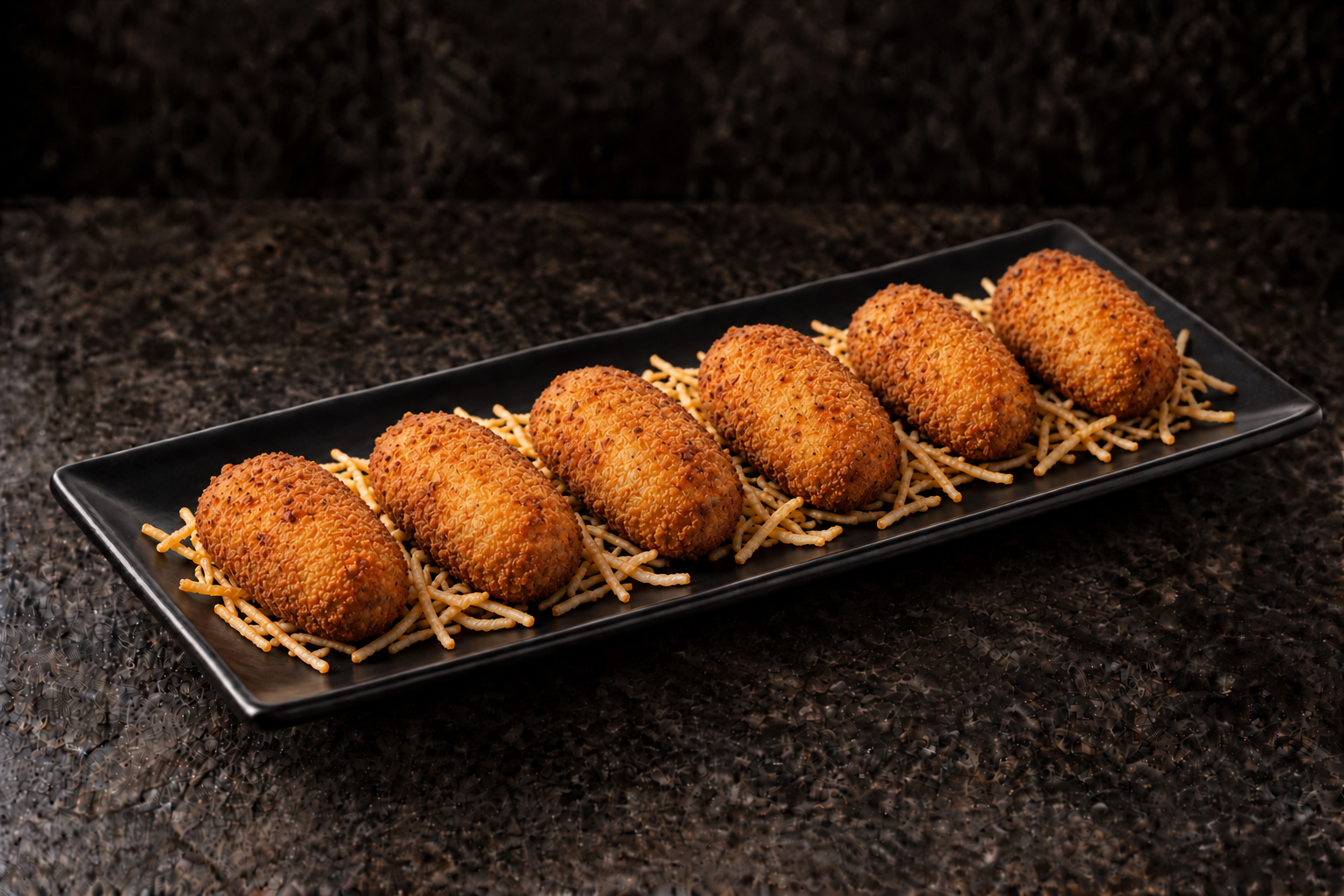 Croquetas de jamón o boletus